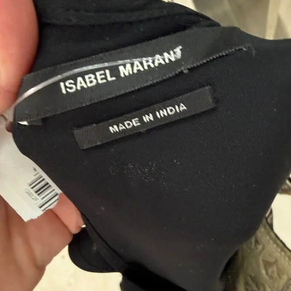 Isabel Marant Black Top with Colorful Embroidery - Picture 6 of 6